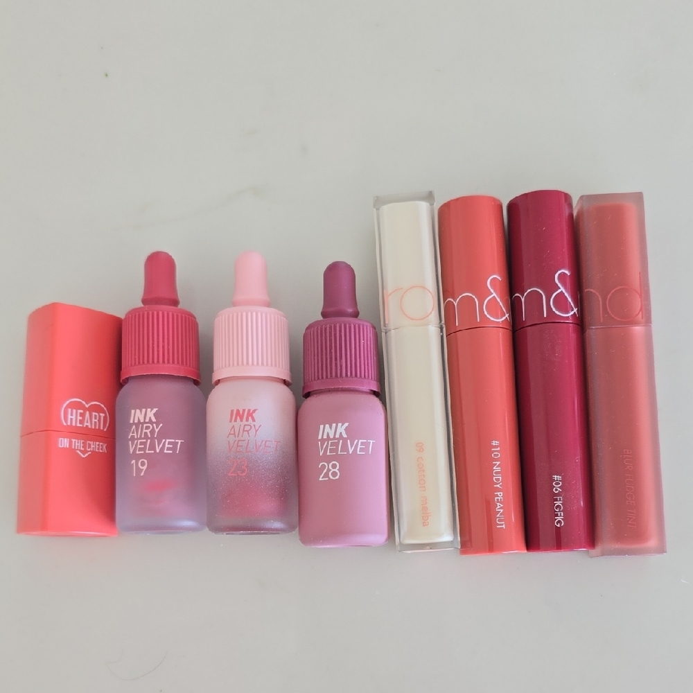 Korean Lip & Cheek Set - Romand & Peripera